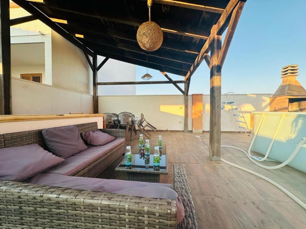 Χώρος καθιστικού στο GP House