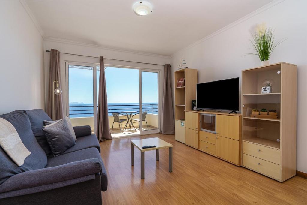 TV a/nebo společenská místnost v ubytování Atlantic View Nº3