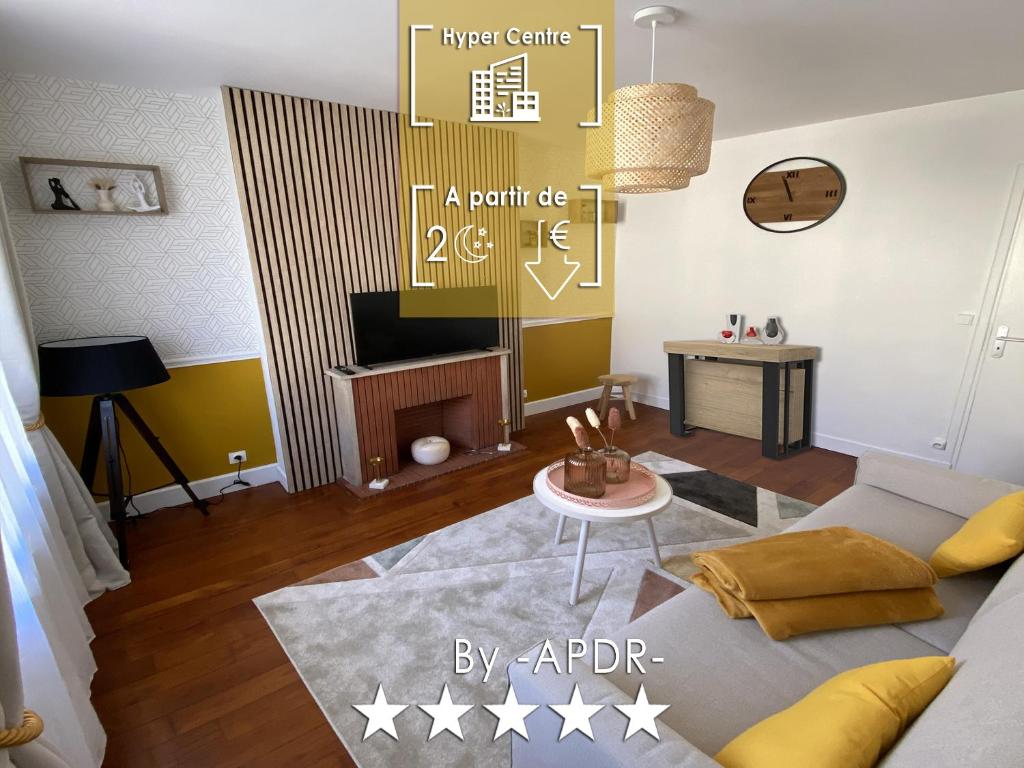 Μια τηλεόραση ή/και κέντρο ψυχαγωγίας στο Cocon de la Tour-Confort Premium-Hyper-Centre