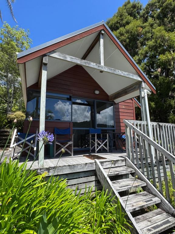 En have udenfor Bay Cabins