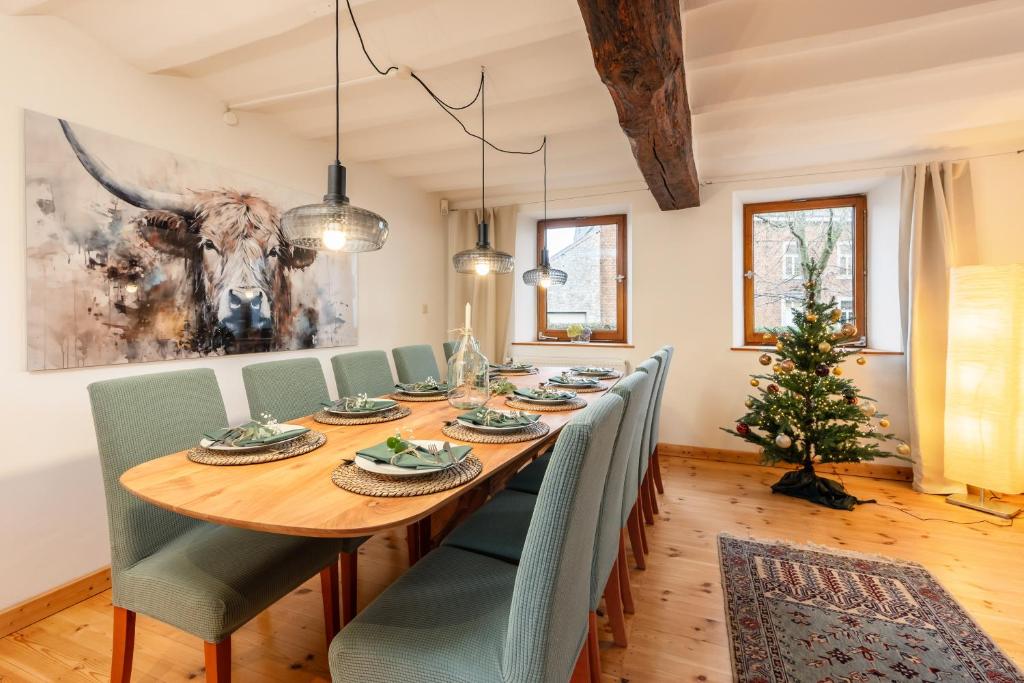 Χώρος καθιστικού στο Zum Alten Kuhstall - Großes Landhaus mit Sauna & viel Privatsphäre