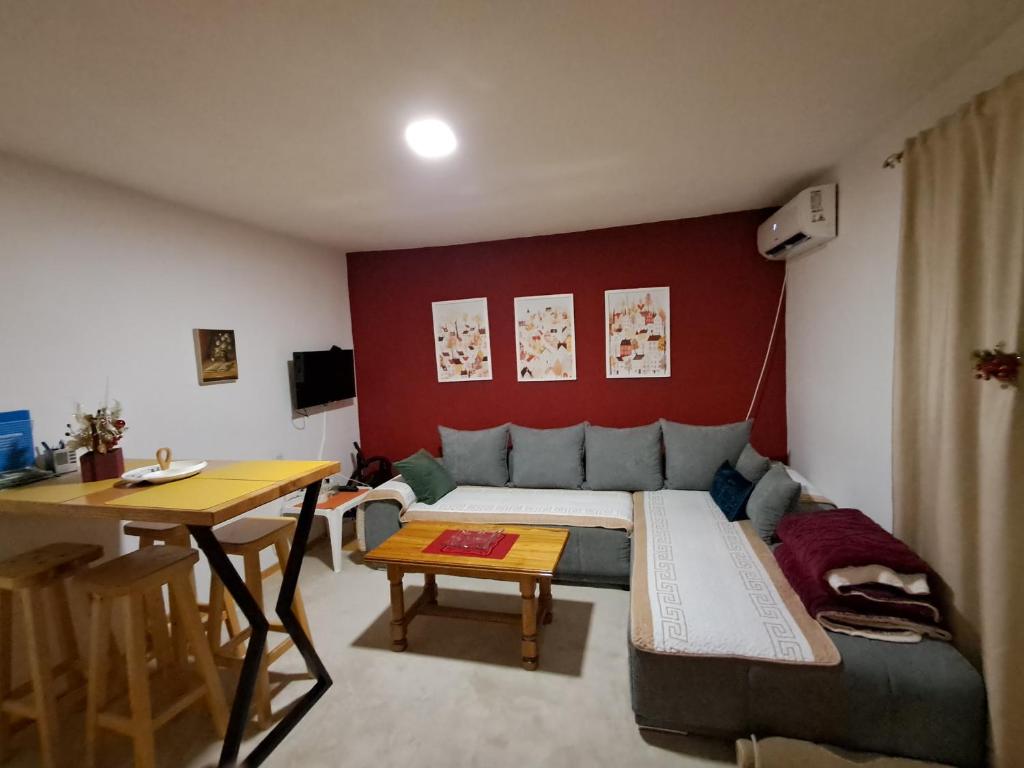 Χώρος καθιστικού στο Sofia apartman