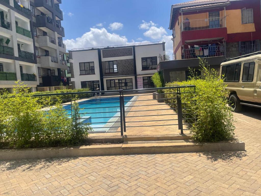 Πισίνα στο ή κοντά στο Amaziah Apartments