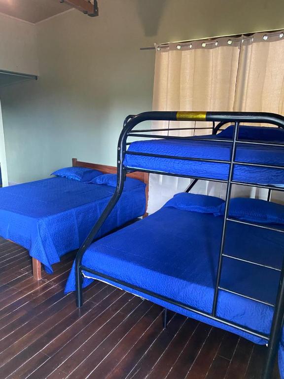 Postel nebo postele na pokoji v ubytování cabinas lalis playa blanca