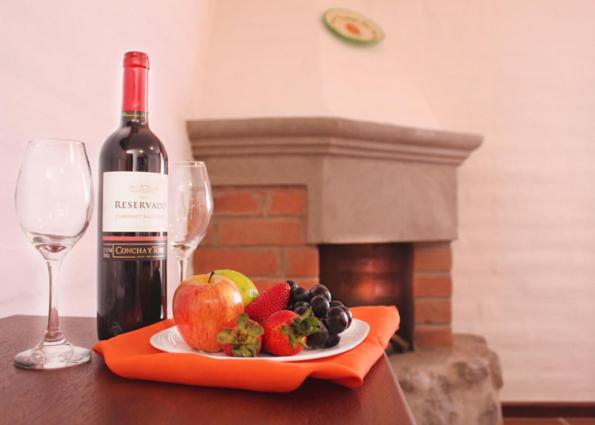 Nápoje v ubytování Hostería San Clemente
