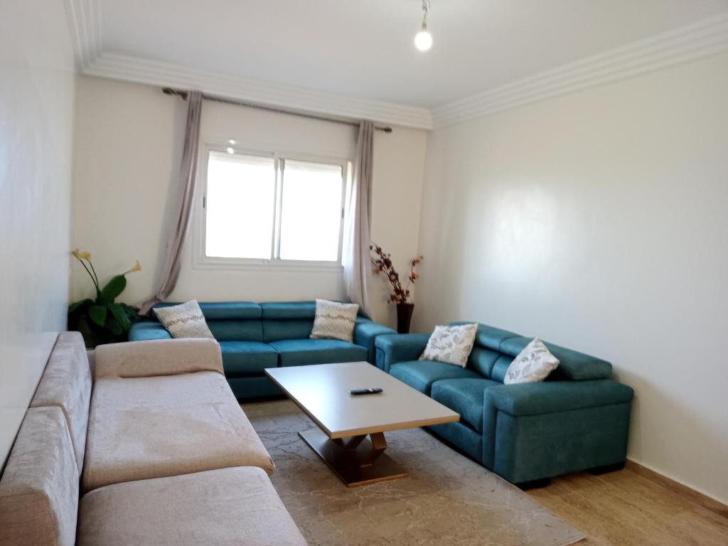 Χώρος καθιστικού στο Bel appart 3p vue sur mer