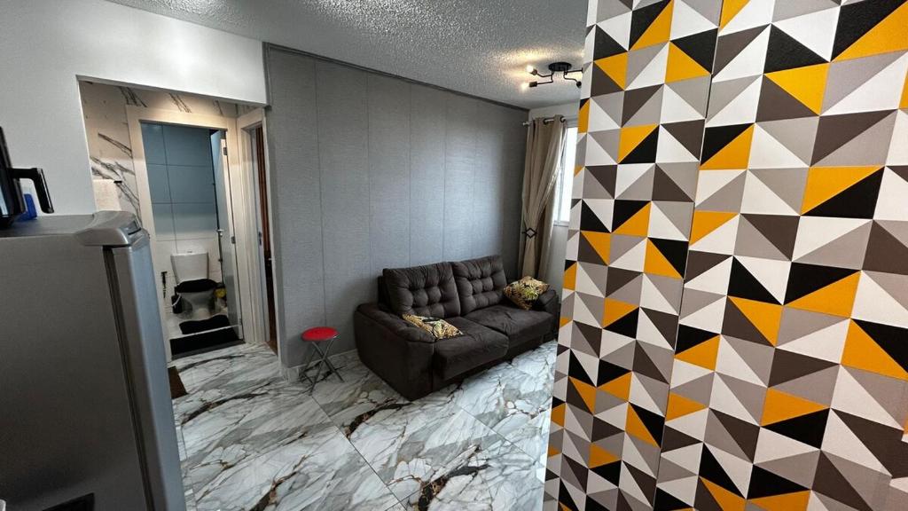 Χώρος καθιστικού στο Cozy apartment in a gated community