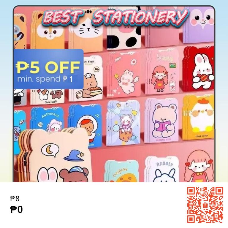 a box of hello kitty stickers on a wall at Mike Saba 