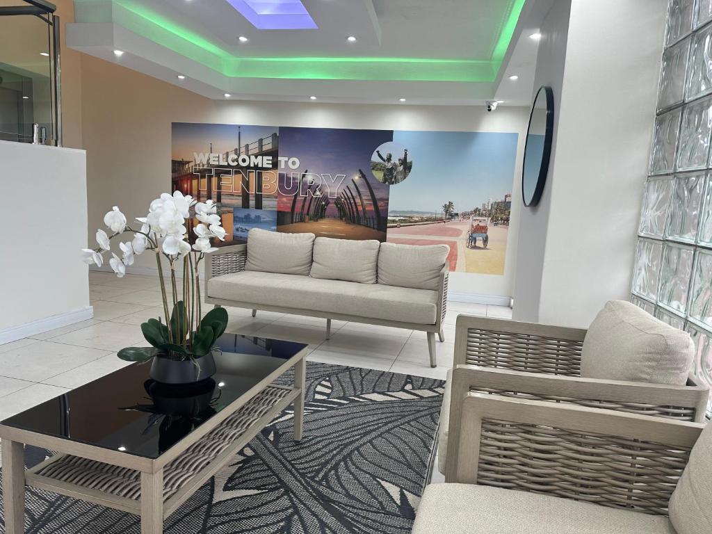 Posezení v ubytování Sandz accomodation at 108