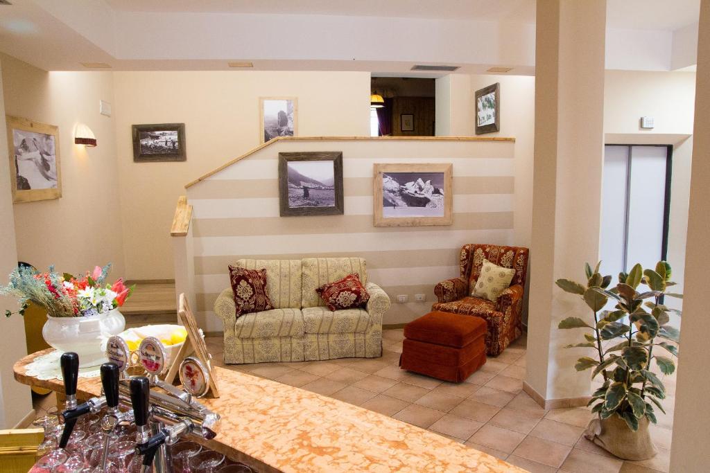 Posezení v ubytování GH Hotel Piaz