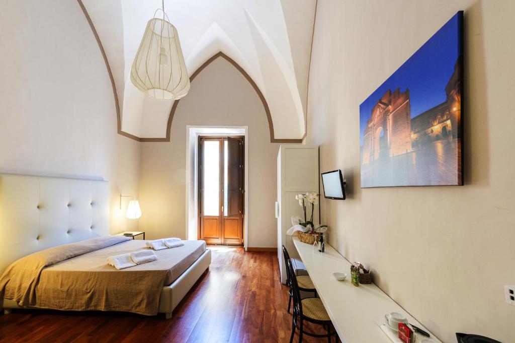 TV a/nebo společenská místnost v ubytování B&B Centro Storico Lecce