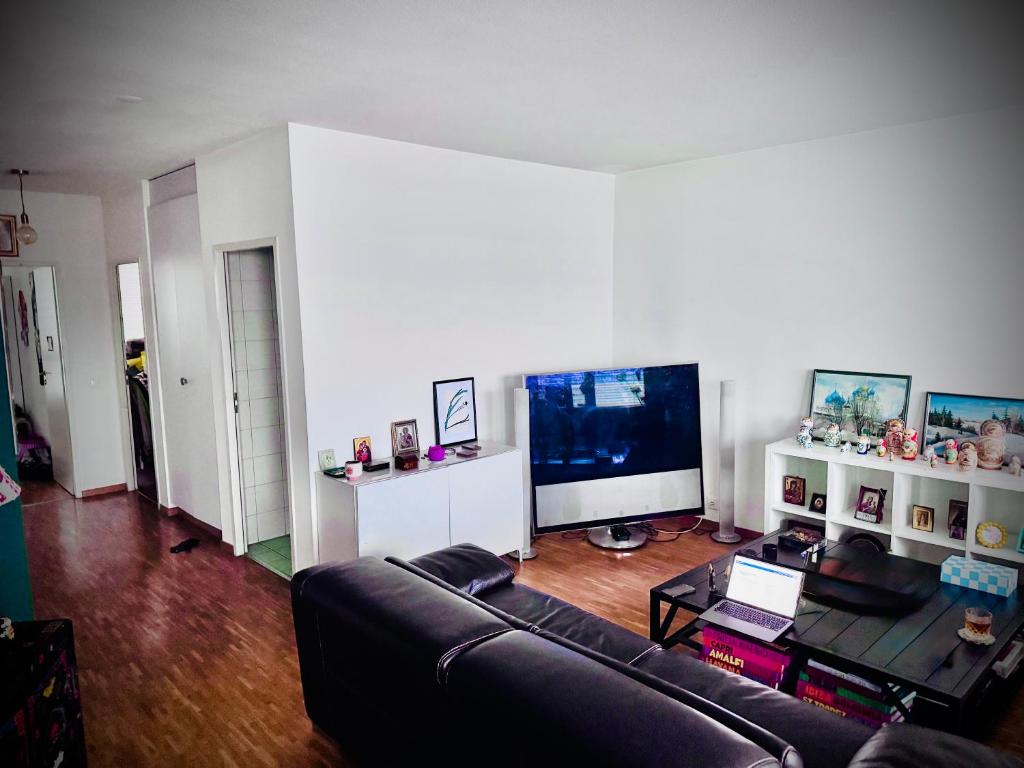 TV/trung tâm giải trí tại Gva Airport Appart