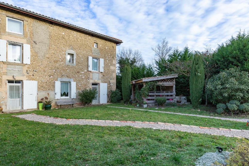 Bygningen som feriehuset ligger i