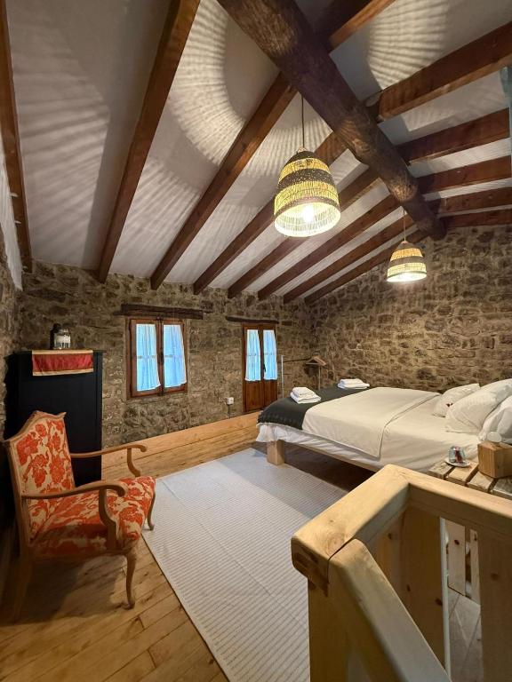 Posezení v ubytování La aldea de lug