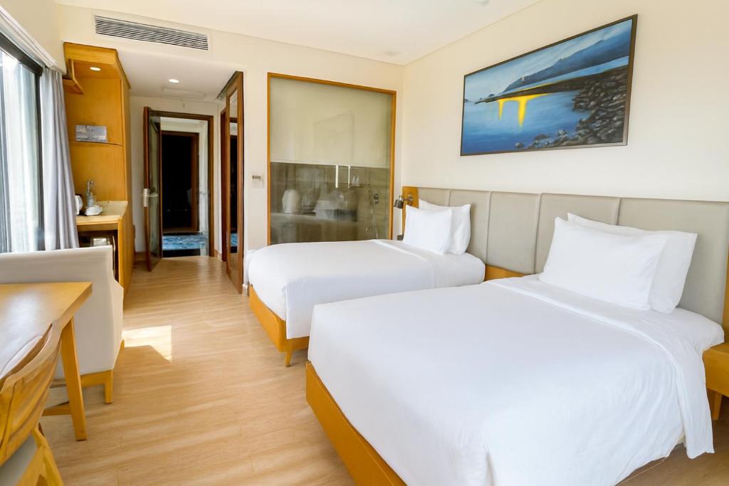 Phòng Deluxe 2 Giường Đơn Nhìn Ra Biển