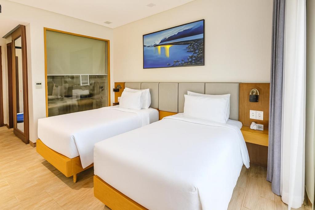 Phòng Deluxe 2 Giường Đơn Nhìn Ra Biển