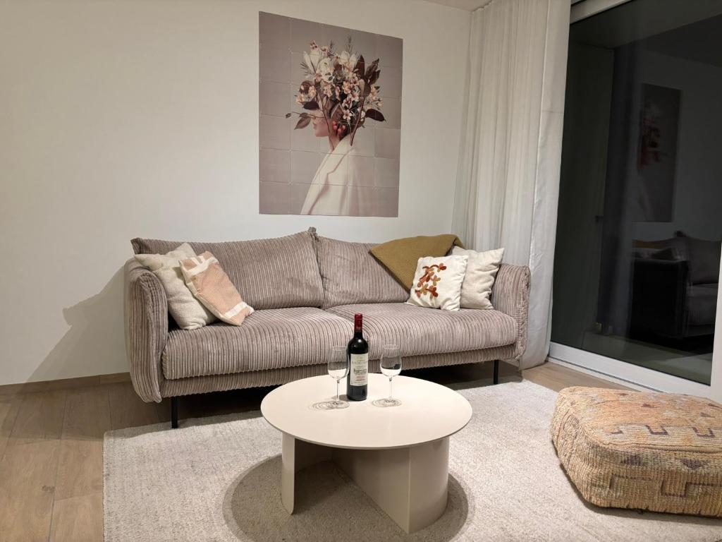 Χώρος καθιστικού στο Gezinsappartement in Middelkerke - Noort-C