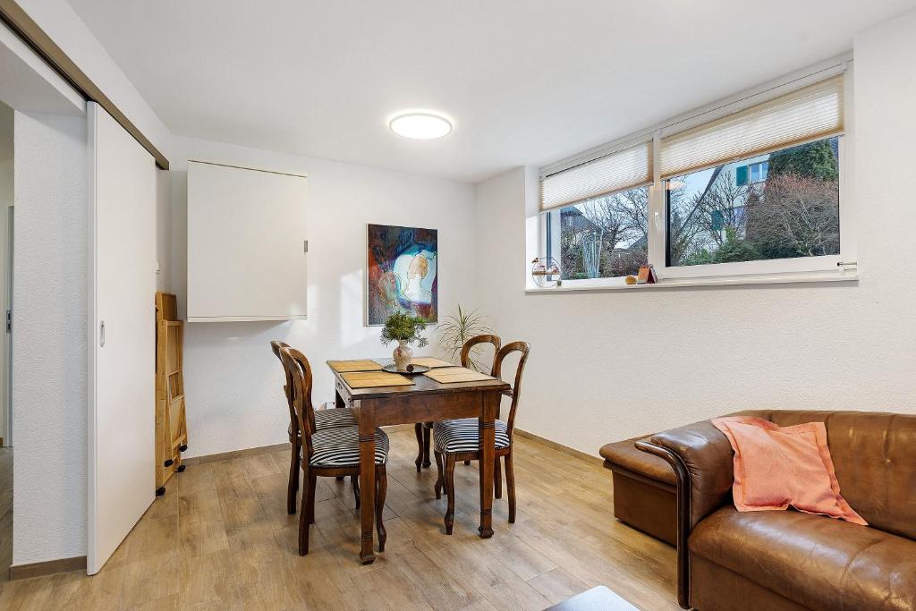 Χώρος καθιστικού στο Südstadt Appartment