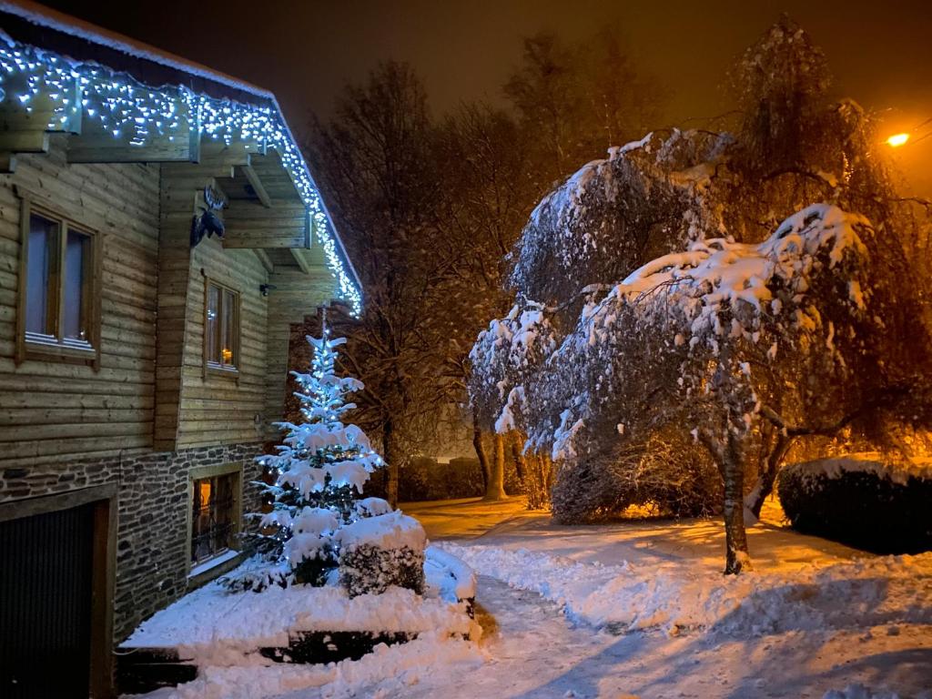 Chalet de Charme trong mùa đông