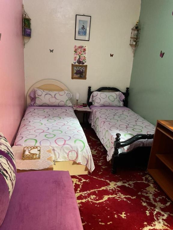 Postel nebo postele na pokoji v ubytování Maison Seddiqi