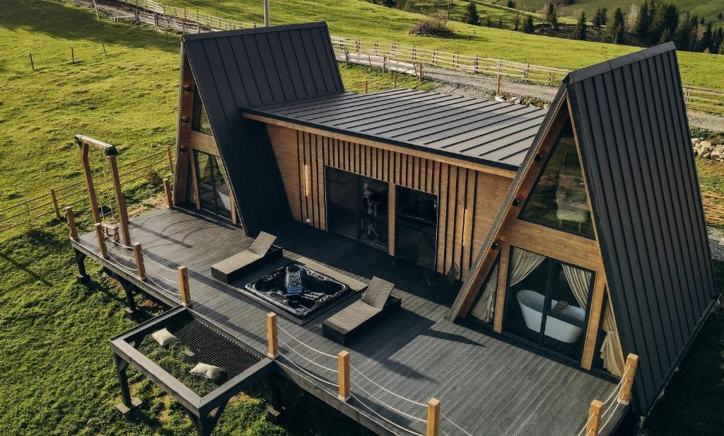 Budova, kde se prázdninový dům nachází