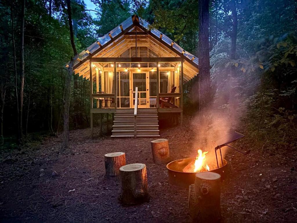 Image showcasing Building a Cozy Shelter Under a Fallen Oak Watch a peaceful ...