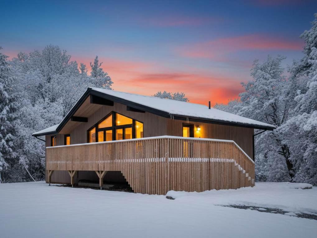 By the river - Le 91 v zimě