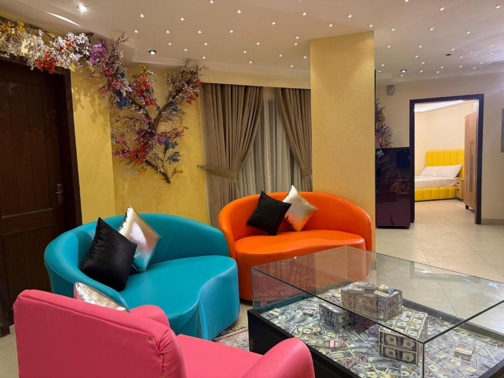 Гостиная зона в The Downtown Hotel Apartments