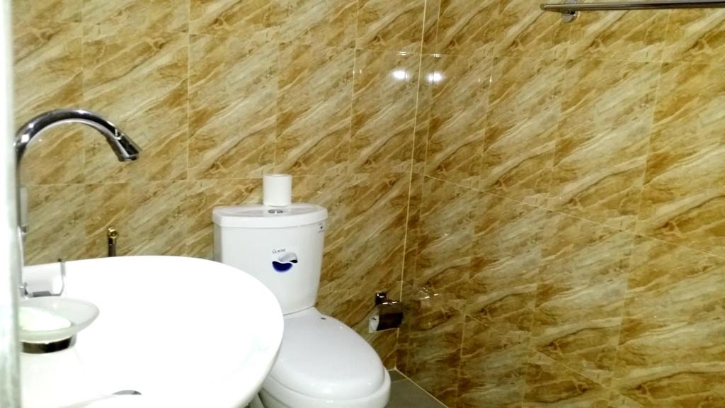 Koupelna v ubytování Nethmi Homestay