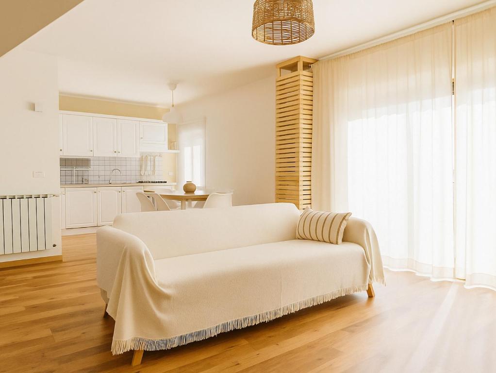 Ένα ή περισσότερα κρεβάτια σε δωμάτιο στο Il rifugio di Claudia