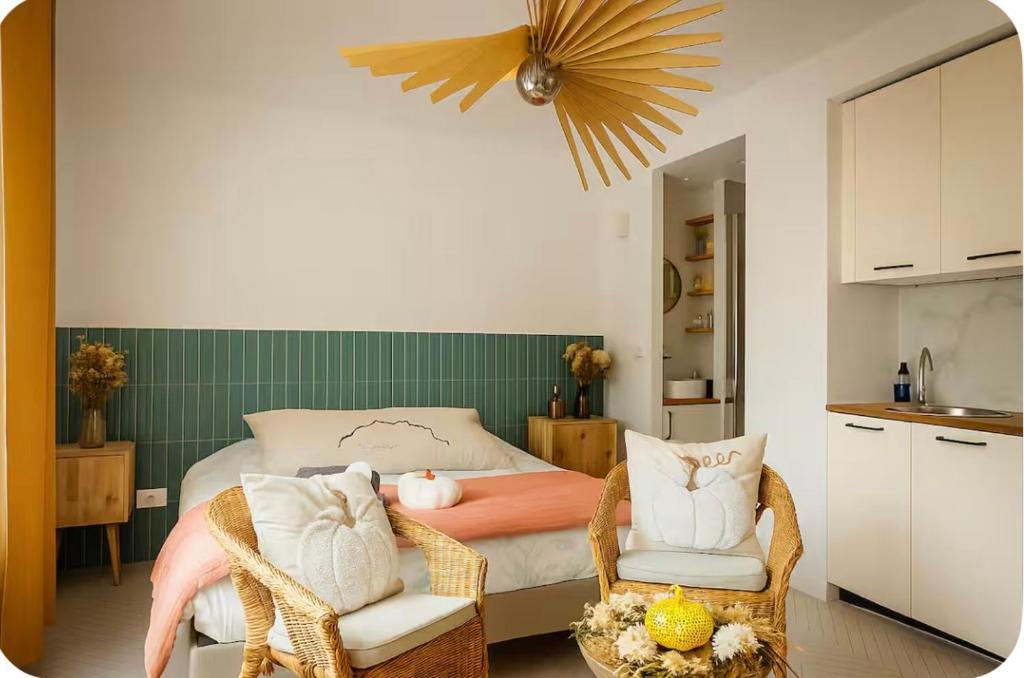 Køkken eller tekøkken på Le Saint Charles