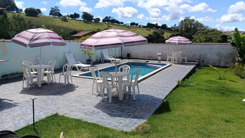 Πισίνα στο ή κοντά στο Chácara do Sossego