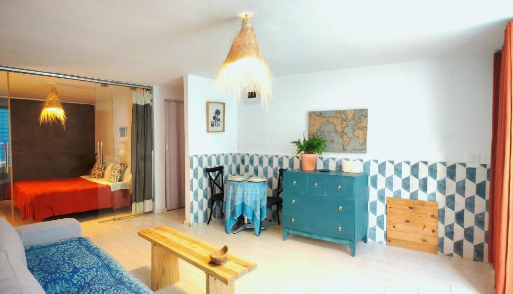 Posezení v ubytování Sidi Bou House