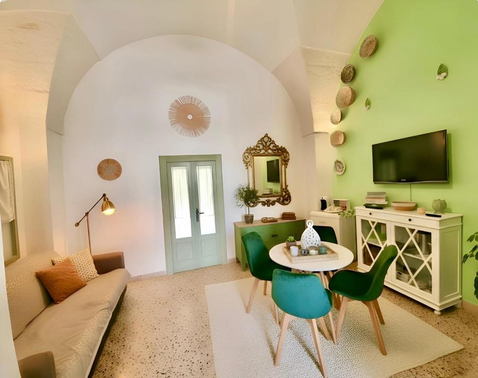 TV a/nebo společenská místnost v ubytování Casa Agrumeto 30