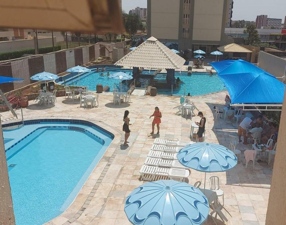 Πισίνα στο ή κοντά στο Caldas Novas Eldorado flat service