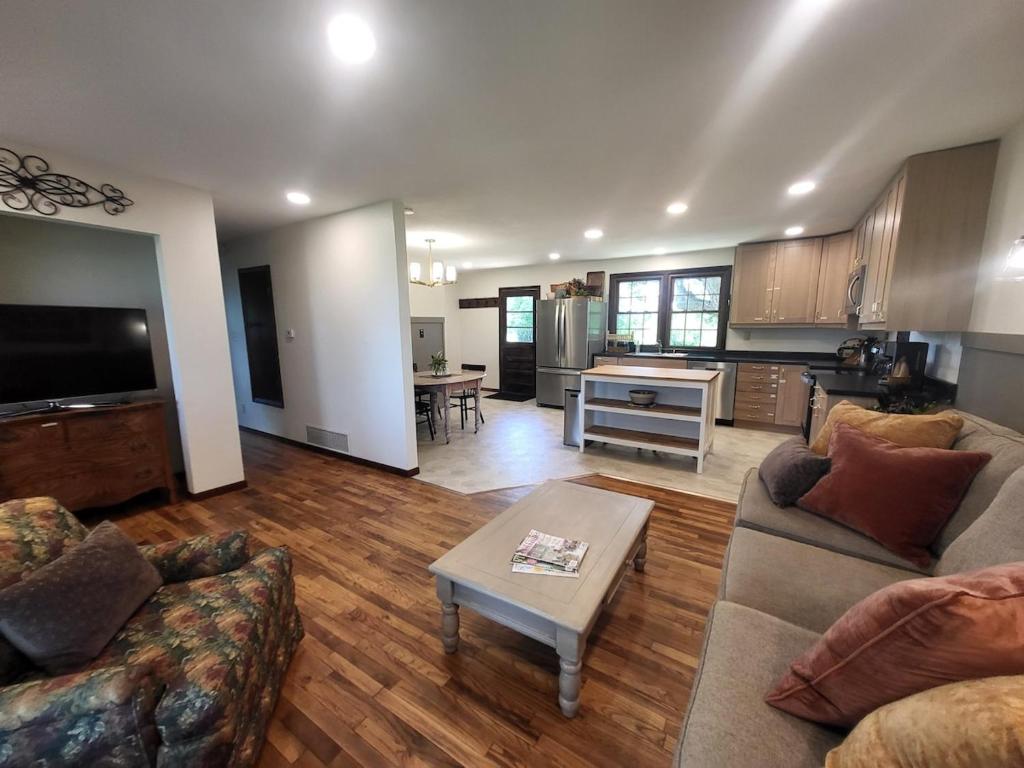 Køkken eller tekøkken på The Groveland Cottage