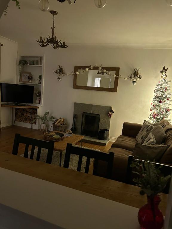 Et opholdsområde på Daisy Cottagee