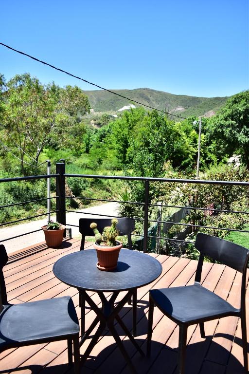 En generel udsigt til bjerge eller udsigt til bjerge taget fra lejligheden