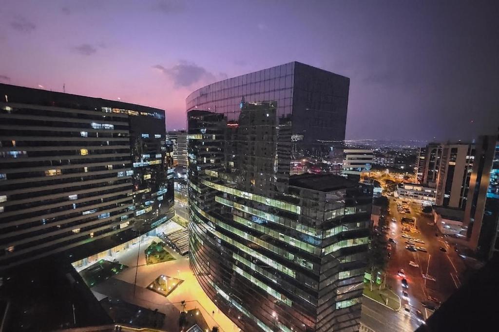 Udsigt til Brasília eller udsigt til byen taget fra lejligheden