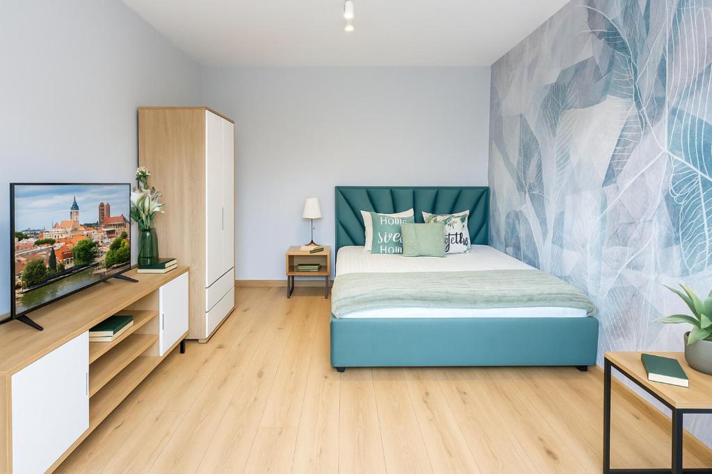 Blue Apartment close to Old Town - Deluxe Daire - Balkonlu 12
