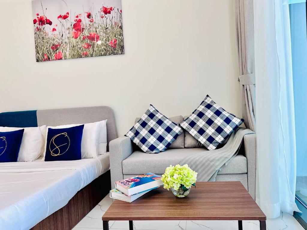 Khu vực ghế ngồi tại Contemporary Studio Prime Masdar Location