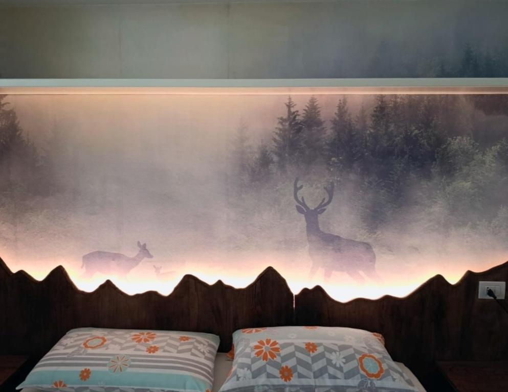 Ένα ή περισσότερα κρεβάτια σε δωμάτιο στο Guesthouse Bauzanum Streiter