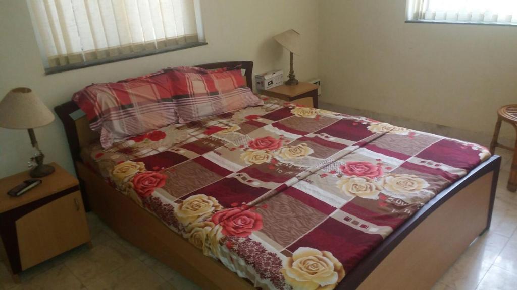 Postel nebo postele na pokoji v ubytování Justin Apartment