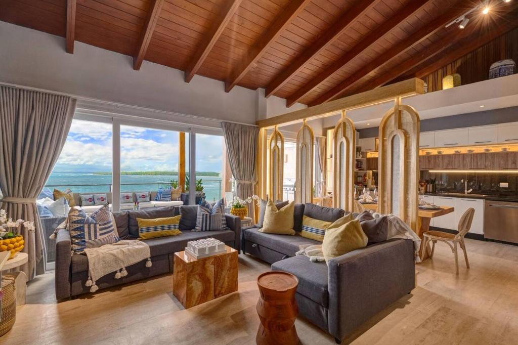 Гостиная зона в Increíble ático de lujo con impresionantes vistas