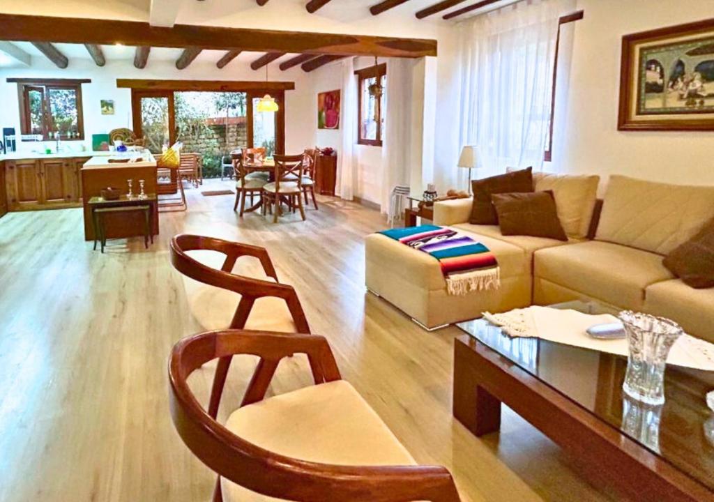 Χώρος καθιστικού στο Casa Colonial Premium en el Centro Histórico - Sol de Iguaque