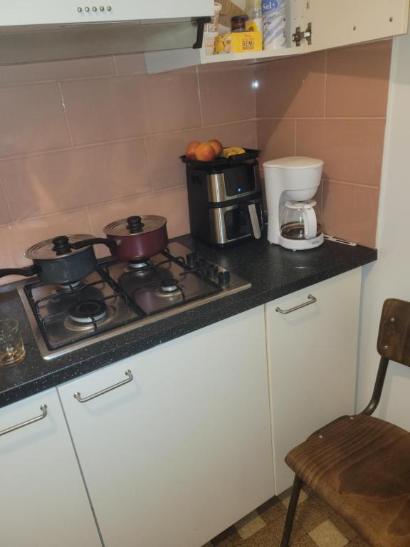 Η κουζίνα ή μικρή κουζίνα στο Maison Bon Séjour