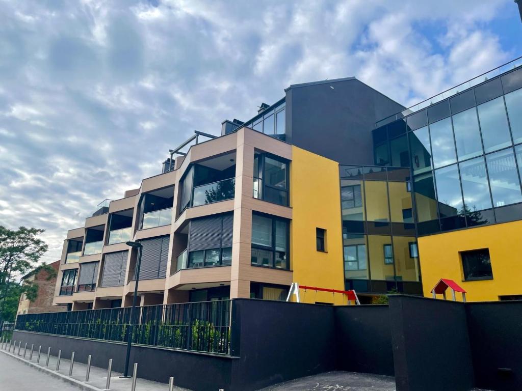 Bygningen som lejligheden ligger i