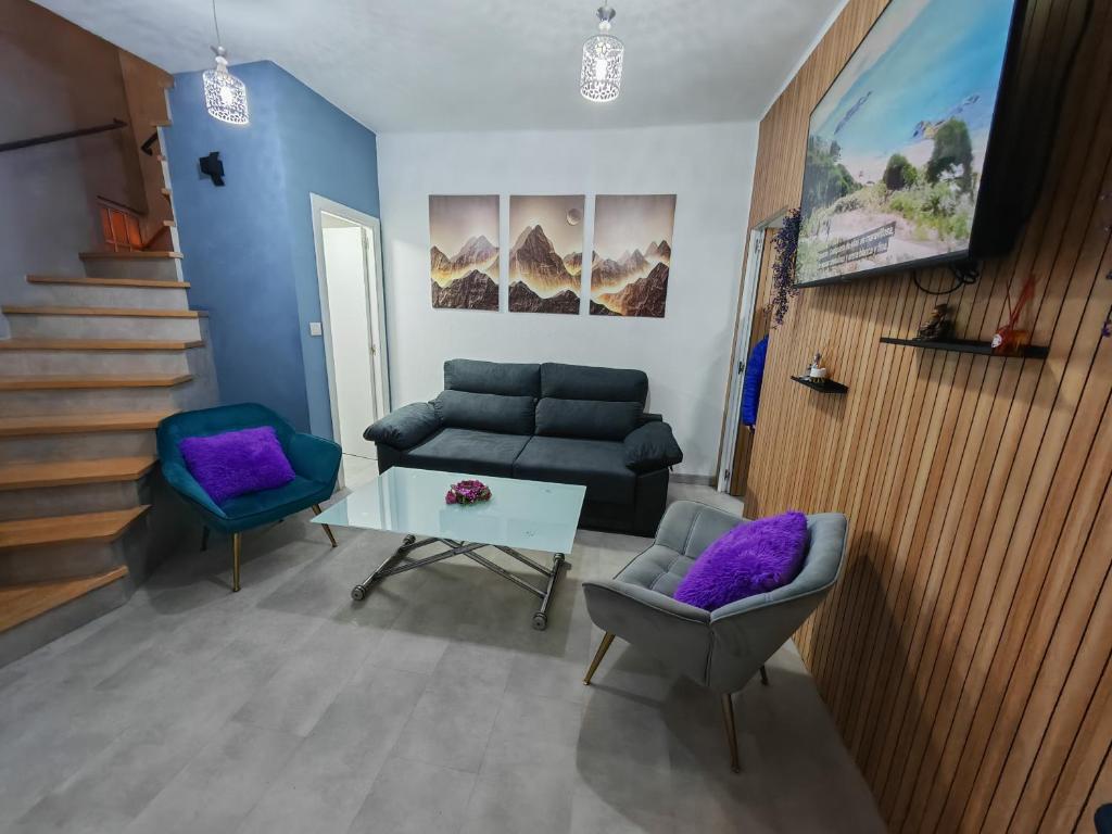 Et opholdsområde på Alójate en Vigo! Casita bien equipada