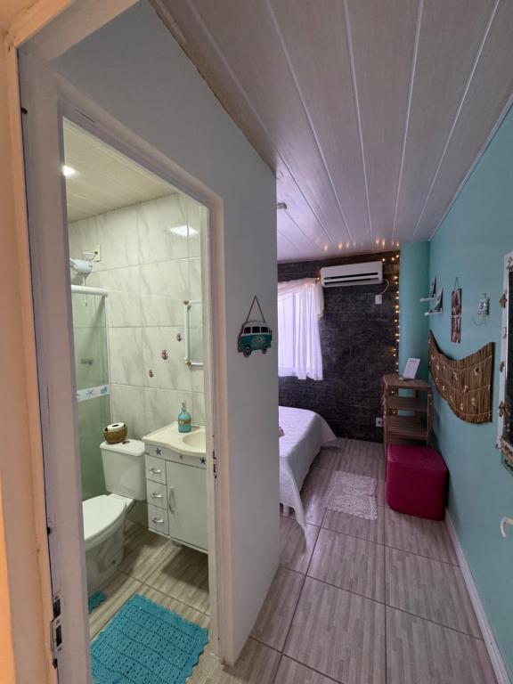 Ένα μπάνιο στο Suíte Maresia - Pousada Castelo do Luar