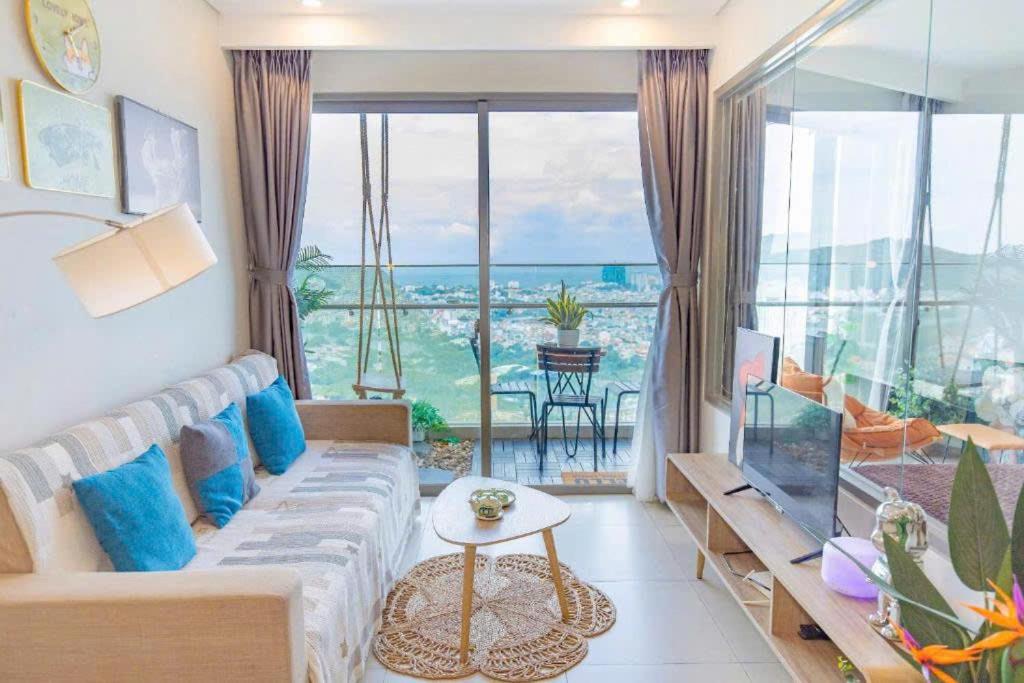 Χώρος καθιστικού στο The Song Boutique Apartment